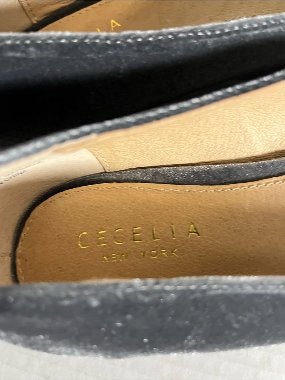 Cecelia New York Brie Bow pointed Toe Velvet size 8.5